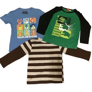 3PC 5T Lot Puma Starwars Garanimals Long Sleeve T Shirt Spring Fall Winter